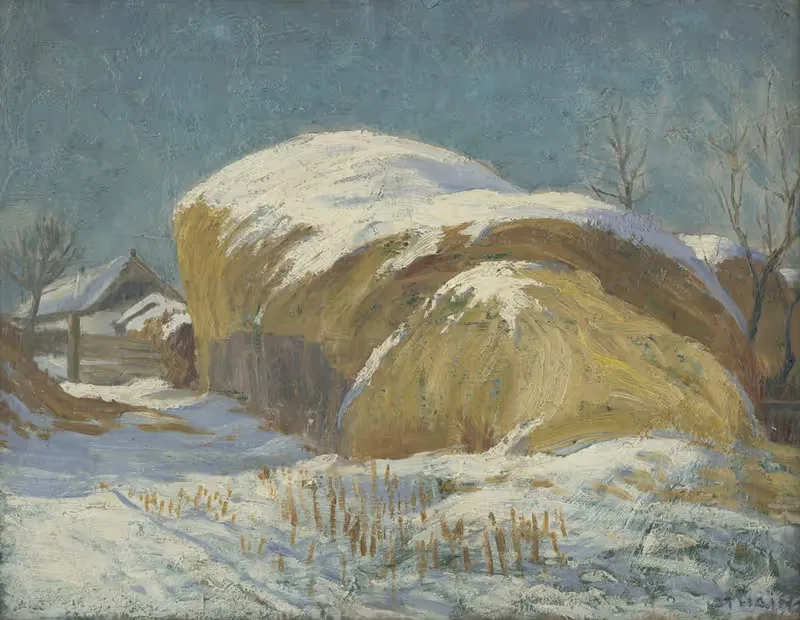 Новозамокское гумно by Ян Тейн, 1915 — digital art print download