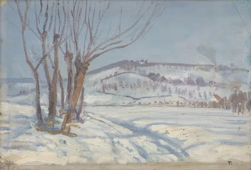 Зимний пейзаж by Ян Тейн, 1915 – 1925 — digital art print download