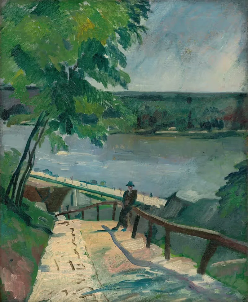 Пейзаж у Дуная by Юлиус Шуберт, 1930–1939 — digital art print download