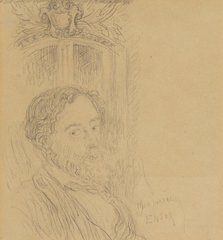 Mijn portret by James Ensor, 1905 — digital art print download