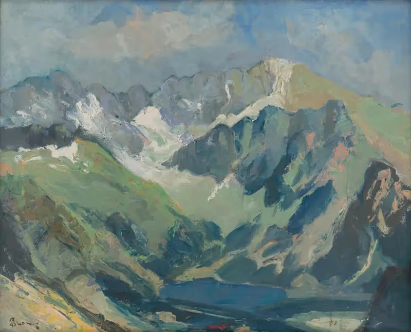Татранский пейзаж by Кароль Полоний, 1930 — digital art print download