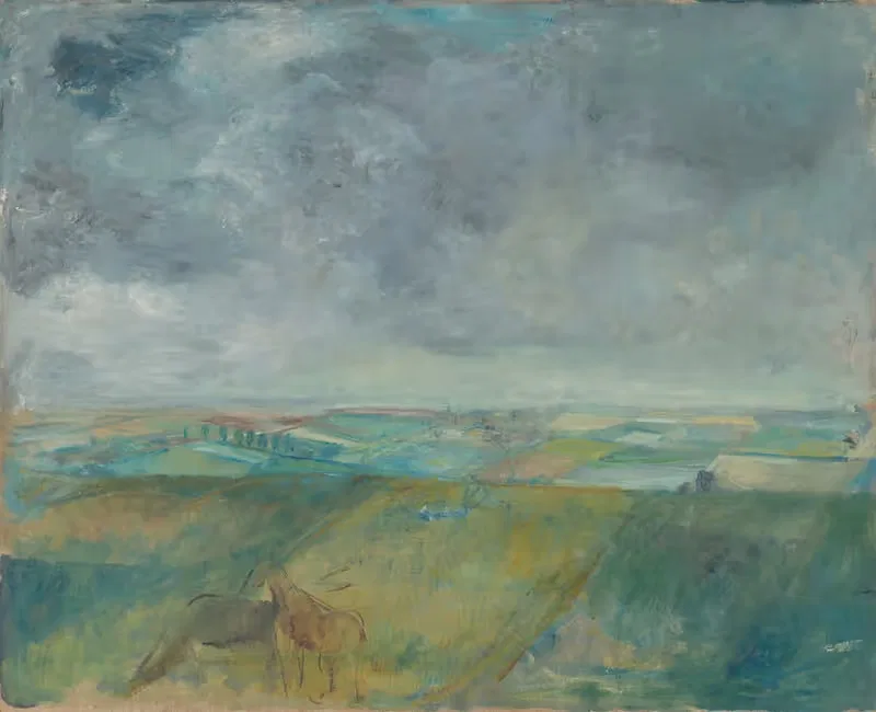 Пейзаж перед бурей by Карой Керншток, 1930 — digital art print download