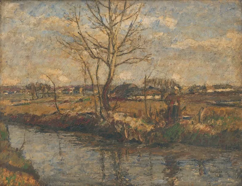 Крайна с потоком by Карой Коташ, 1925 — digital art print download