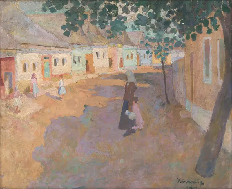 Na ulici by Konštantín Kövári-Kačmarik, 1907 — digital art print download