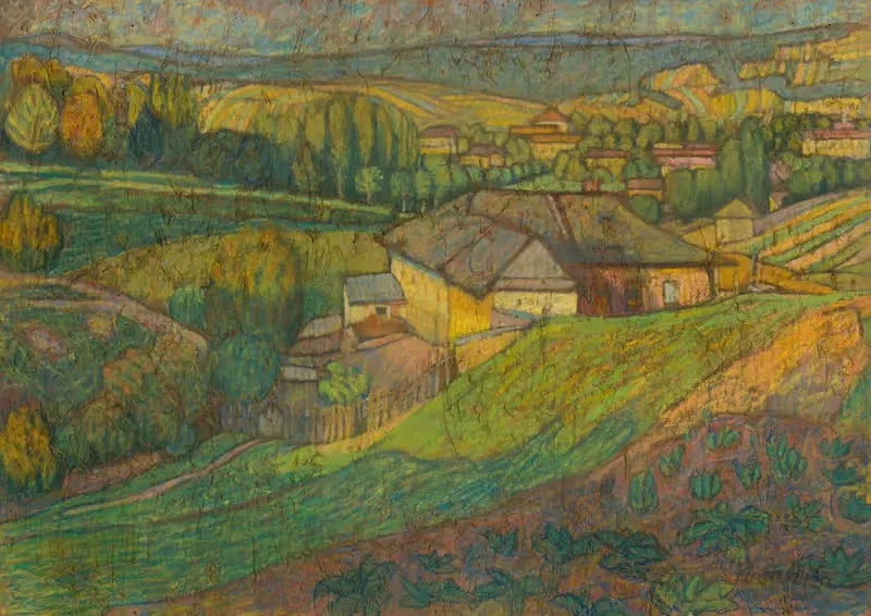 Вид на Голгофу by Константин Ковари-Качмарик, 1910–1914 — digital art print download