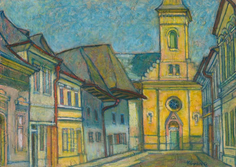 Перед тюрьмой Миклушова — Константин Ковари-Качмарик