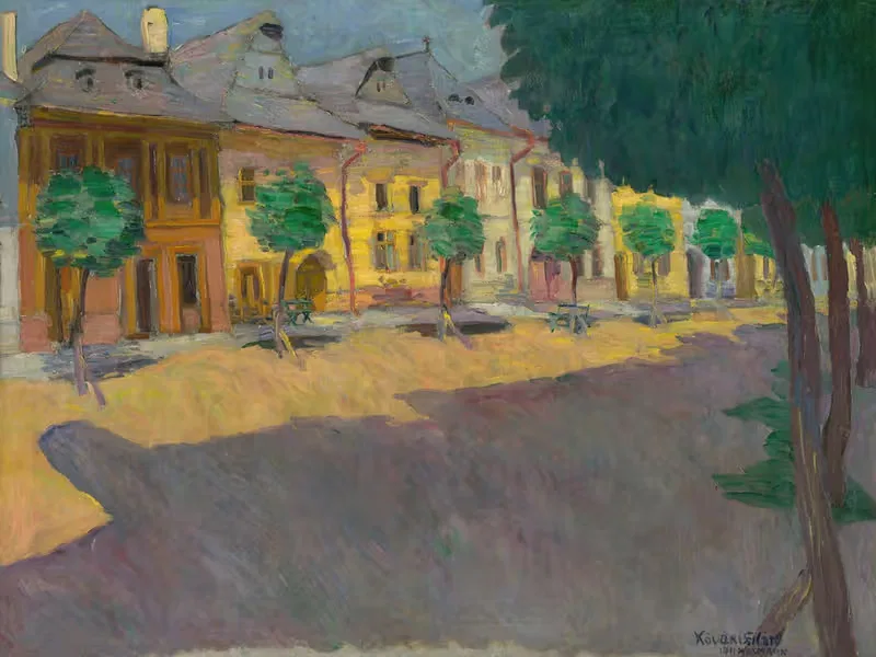 Улица в Кежмарке by Константин Ковари-Качмарик, 1911 — digital art print download