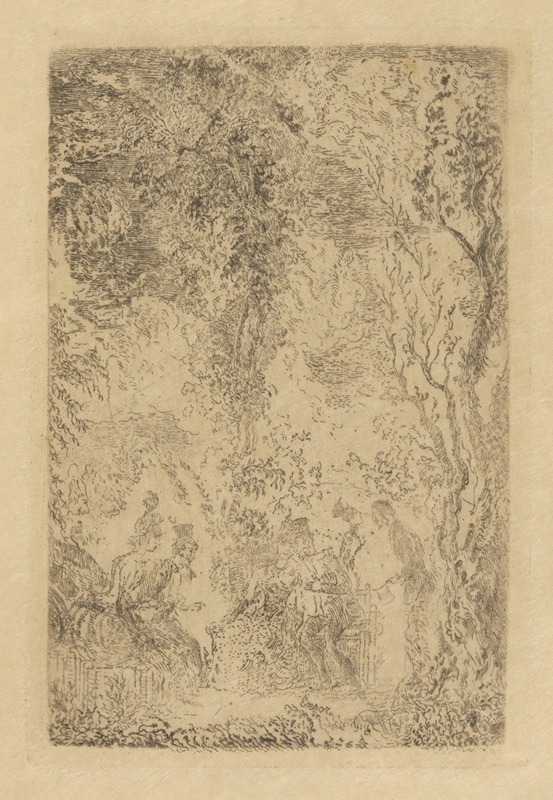 Minnetuin by James Ensor, 1888 — digital art print download