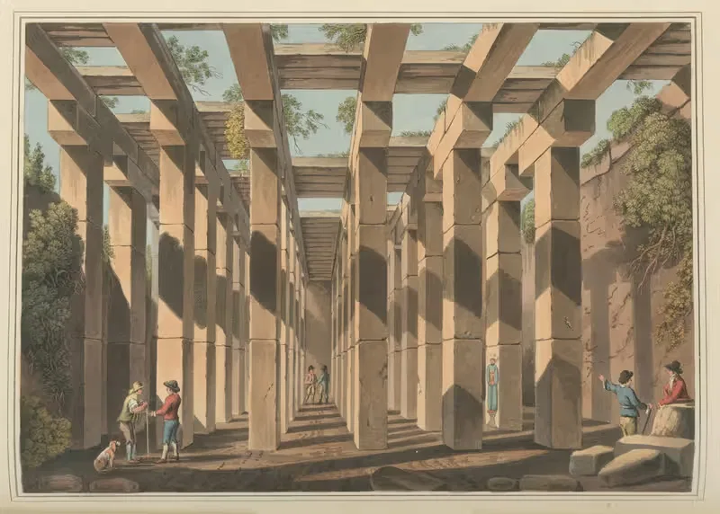 Древний цистерна в Валь ди Ното by Луиджи Майер, 1810 — digital art print download