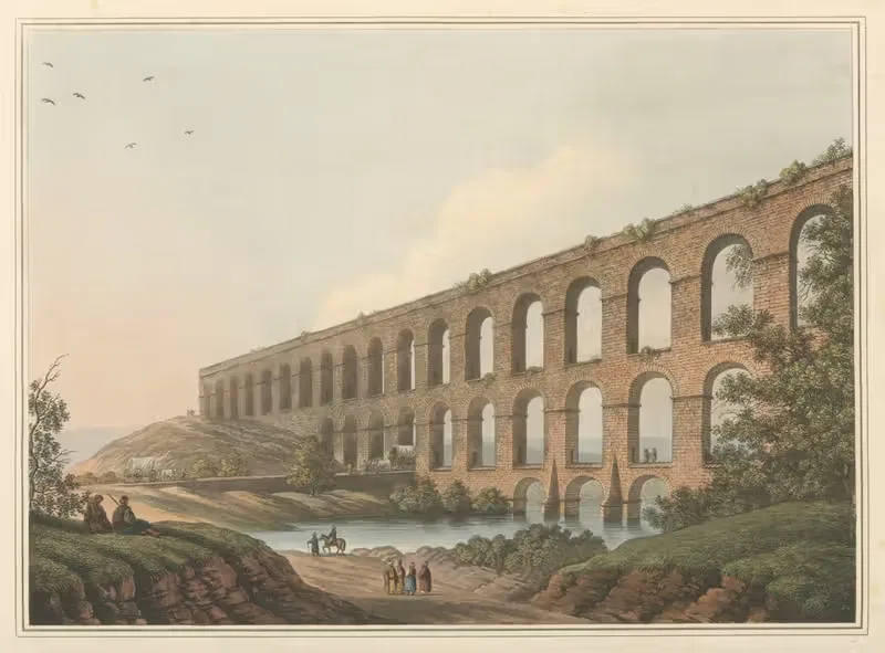 Акведук рядом с Белградом by Луиджи Майер, 1810 — digital art print download
