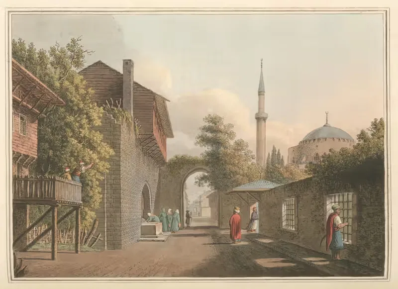 Эски Эстамбул by Луиджи Майер, 1810 — digital art print download