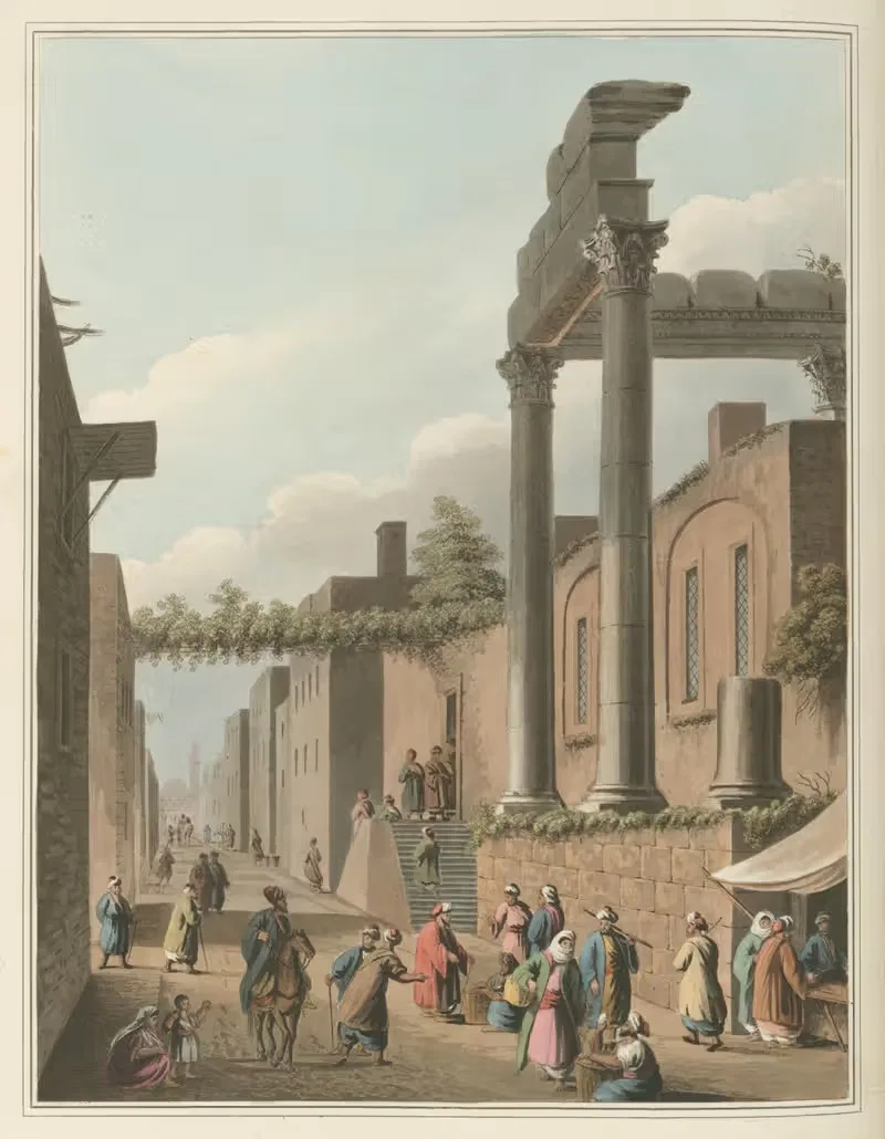 Мечеть в Латакии, пл. II by Луиджи Майер, 1810 — digital art print download