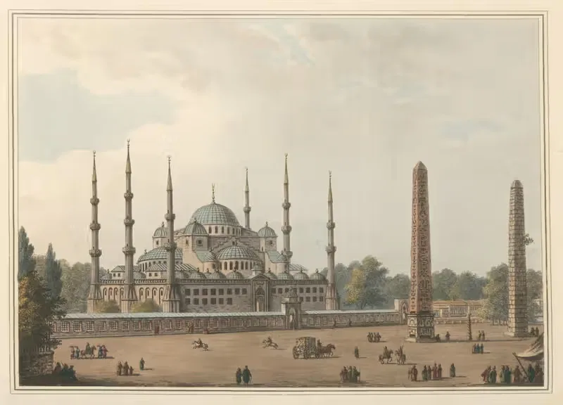 Мечеть султана Ахмета by Луиджи Майер, 1810 — digital art print download