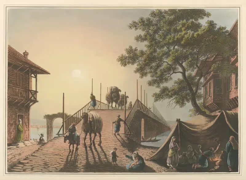 Маленький мост by Луиджи Майер, 1810 — digital art print download