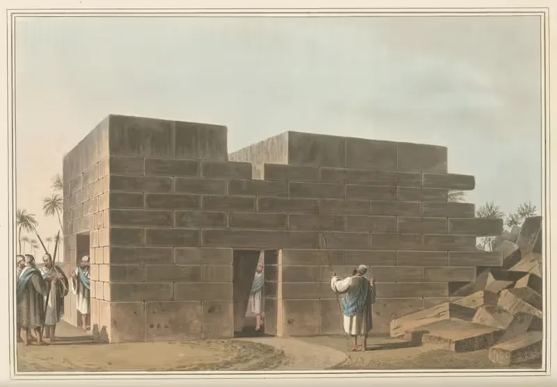 Temple of Jupiter Ammon in Libya — Luigi Mayer