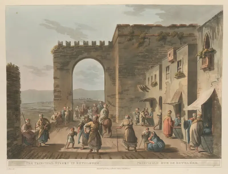 The Principal street in Bethlehem — Luigi Mayer