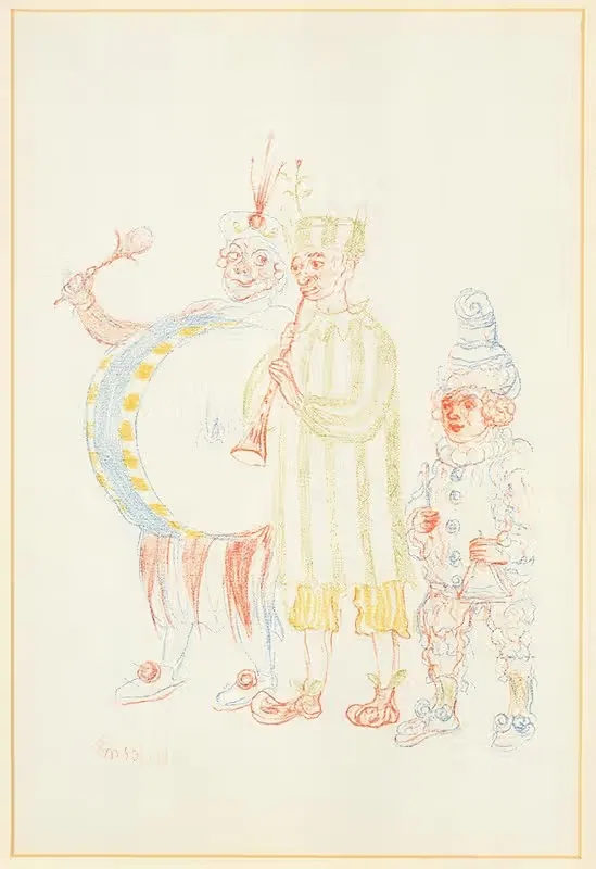 Музыканты by Джеймс Энсор, 1929 — digital art print download