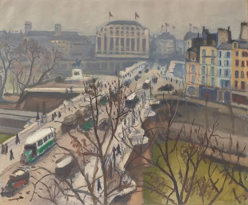 Новый мост by Альбер Марке, 1937 — digital art print download