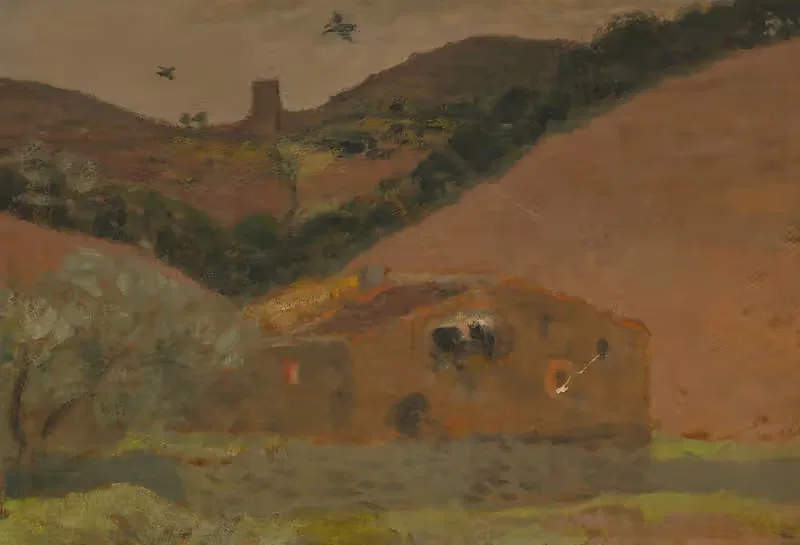 Paysage à Banyuls by Aristide Maillol, 1890 — digital art print download