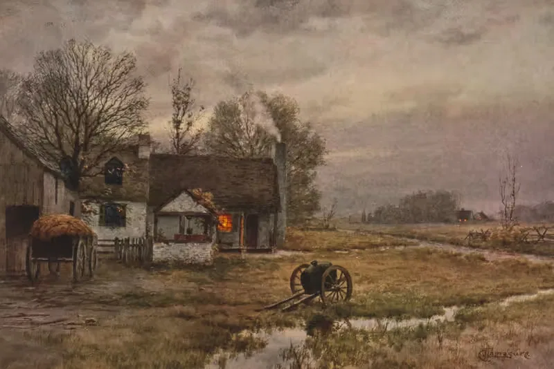 В сумерках by Эдвин Ламасюр, c1913 — digital art print download