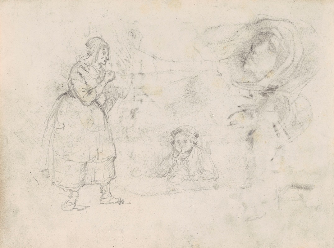 Old Woman and Child — James Ensor