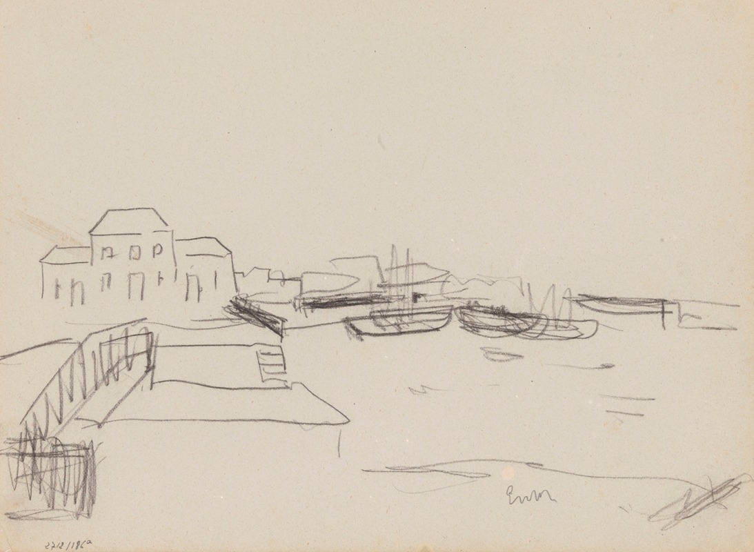 Ostend, View from the Station by Джеймс Энсор — digital art print download