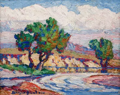 Ручей в предгорьях, Колорадо by Биргер Сандзен, 1922 — digital art print download