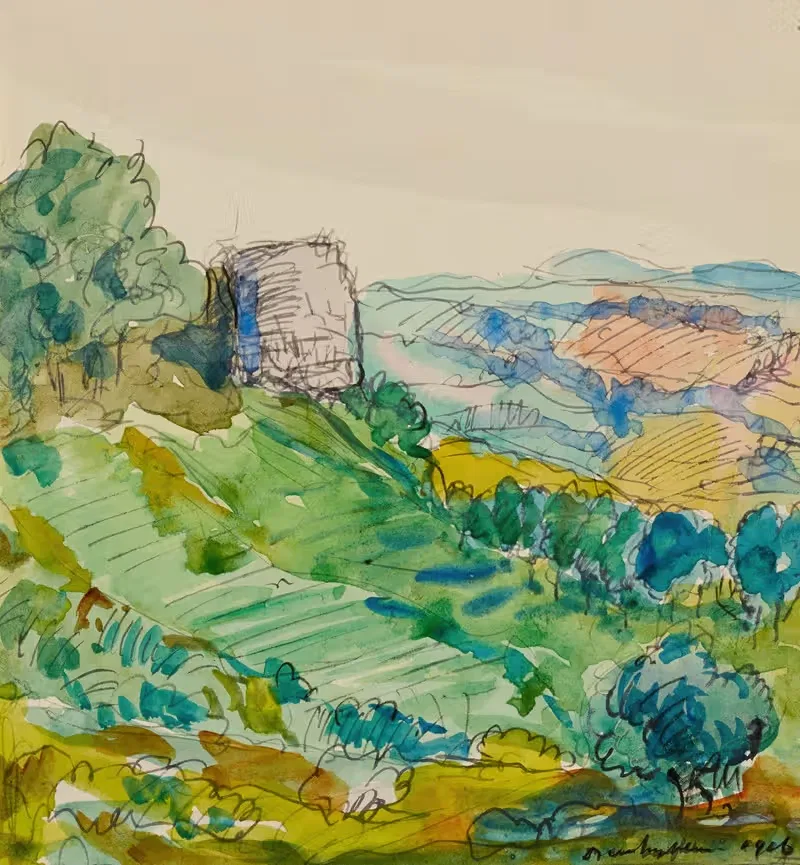 On the Road to Gaillac — Donald Shaw MacLaughlan