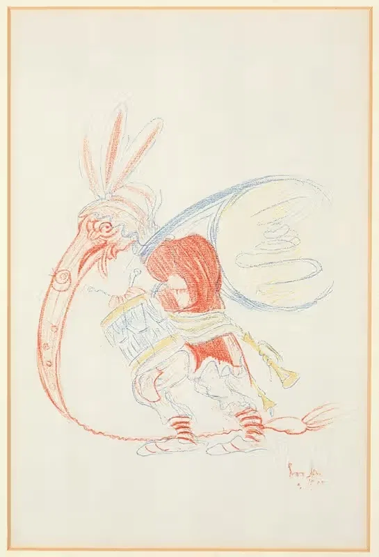 Питуитон с длинным носом by Джеймс Энсор, 1929 — digital art print download