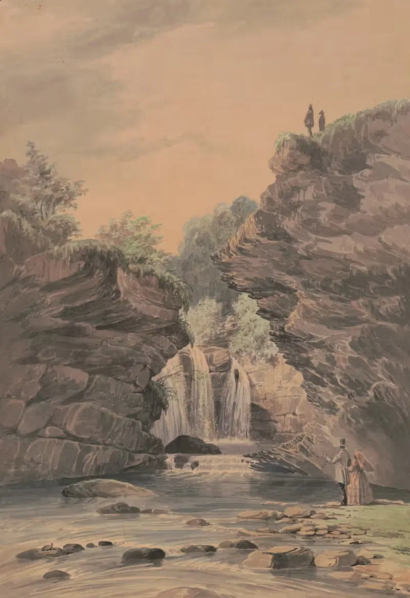 Marshall Falls near Delaware Water Gap — James Fuller Queen