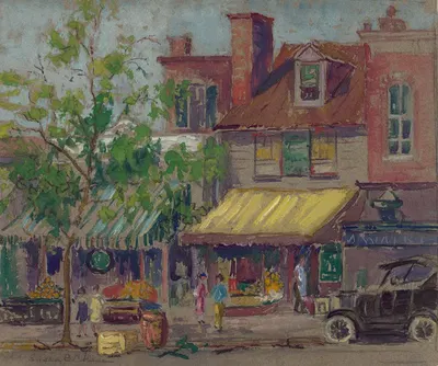 Pa. Ave bet. 22 & 23 Washington DC by Susan Brown Chase, 1920-1930 — digital art print download