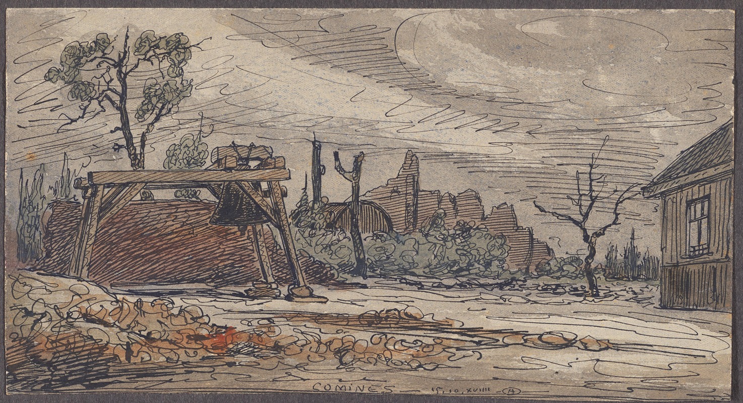 Помним Ипру by Альфред Ост, 1919 — digital art print download