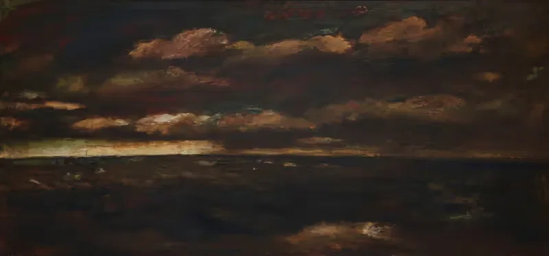 Большой морской пейзаж by Констант Пермеки, 1935 — digital art print download