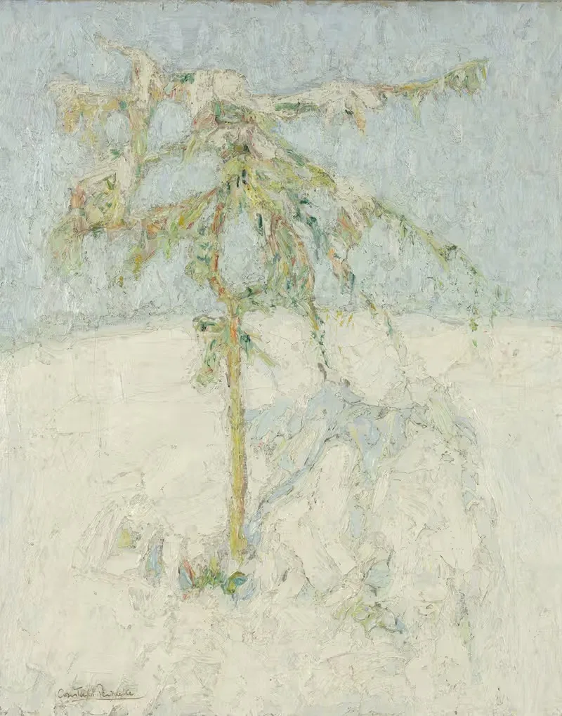 Sneeuwlandschap in de Ardennen — Constant Permeke