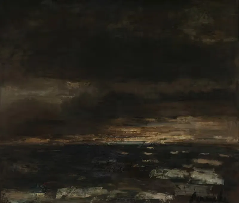 Мрачное море by Констант Пермеки, 1928 — digital art print download