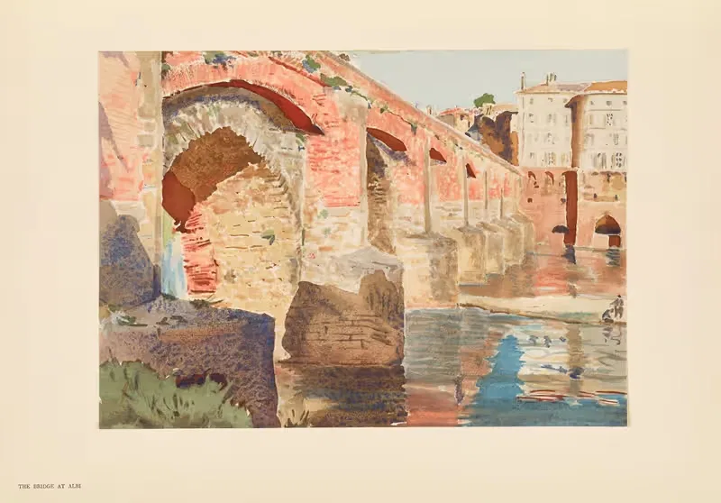 Мост в Альби by Пьер Виньаль, 1925 — digital art print download
