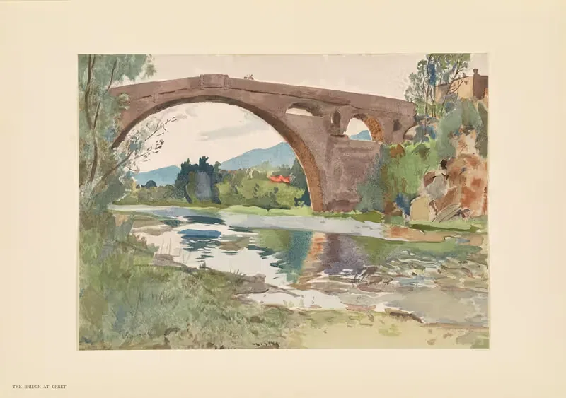 Мост в Сере by Пьер Виньаль, 1925 — digital art print download