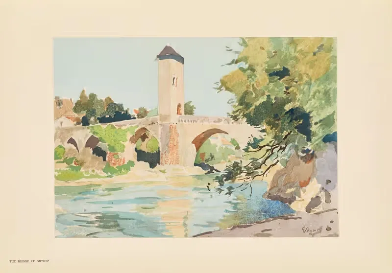 Мост в Орте by Пьер Виньаль, 1925 — digital art print download