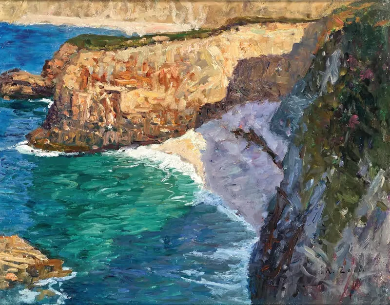 Камарет. Берег у Бреста by Альфред Цофф, 1908 — digital art print download