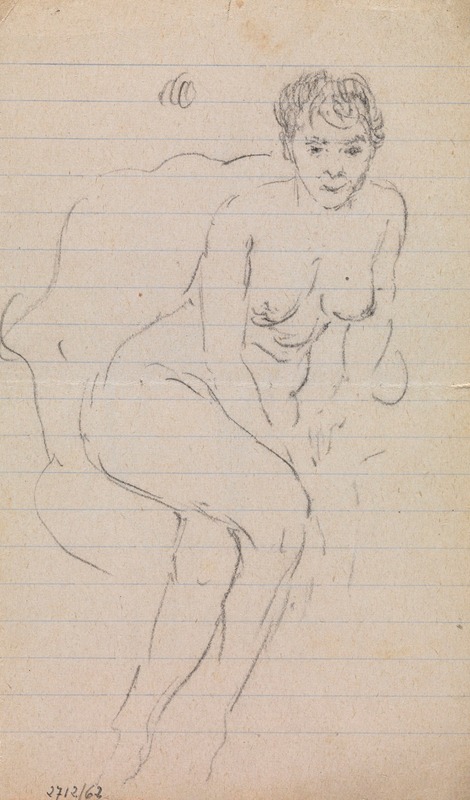 Seated Nude with Legs Crossed — James Ensor