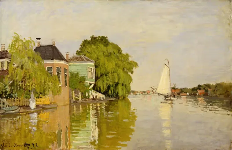 Houses on the Achterzaan — Claude Monet