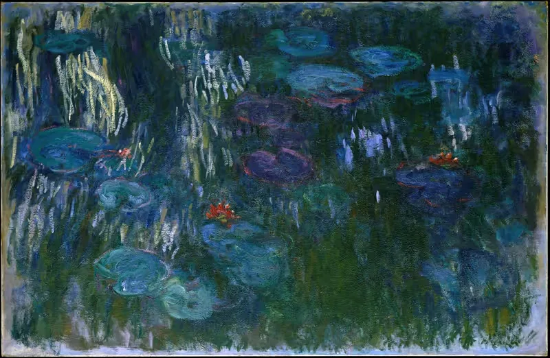 Водяные лилии by Клод Моне, 1916-1919 — digital art print download