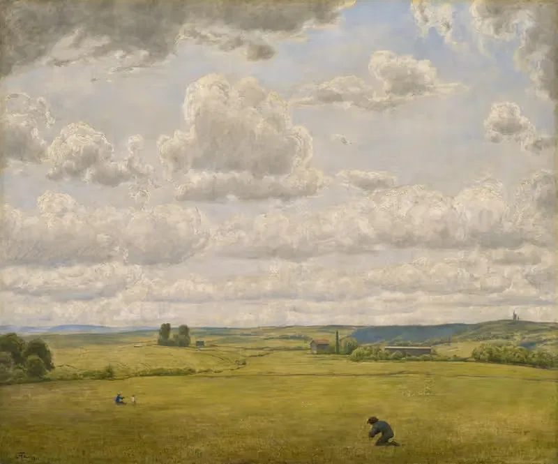 Landscape on the Baar by Hans Thoma, 1911 — digital art print download