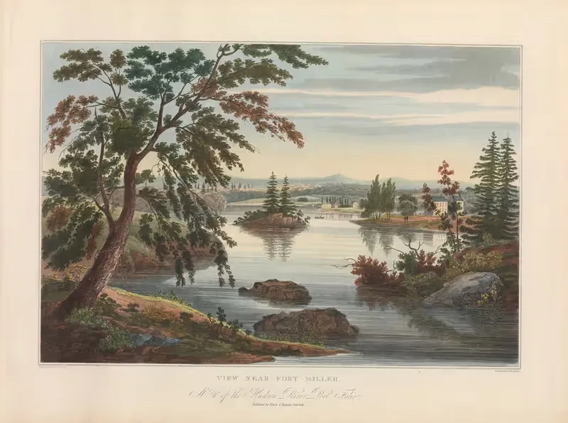 Вид рядом с Фортом Миллер by Джон Хилл, 1821–1822 — digital art print download