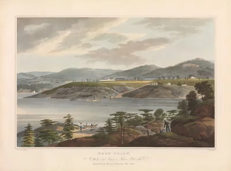 Уэст-Пойнт by Джон Хилл, 1821–1822 — digital art print download