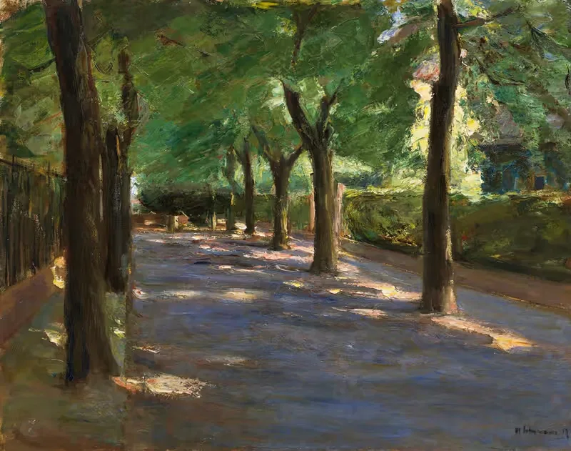 Die Colomierstraße in Wannsee — Max Liebermann