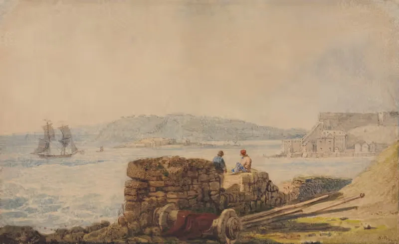 Drake's Island, Plymouth — Samuel Prout