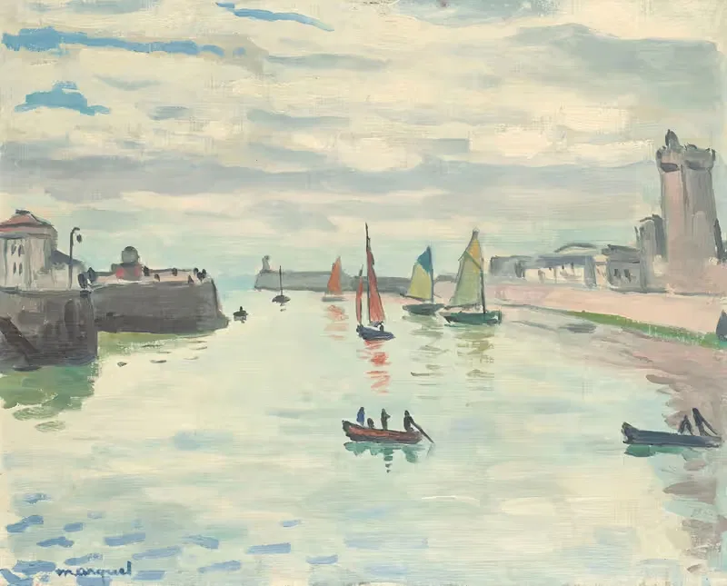 Le Port de la Chaume (Les sables d'Olonne) — Albert Marquet