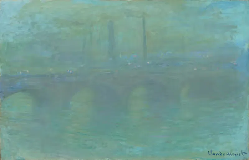 Мост Ватерлоо, Лондон, на закате by Клод Моне, 1904 — digital art print download