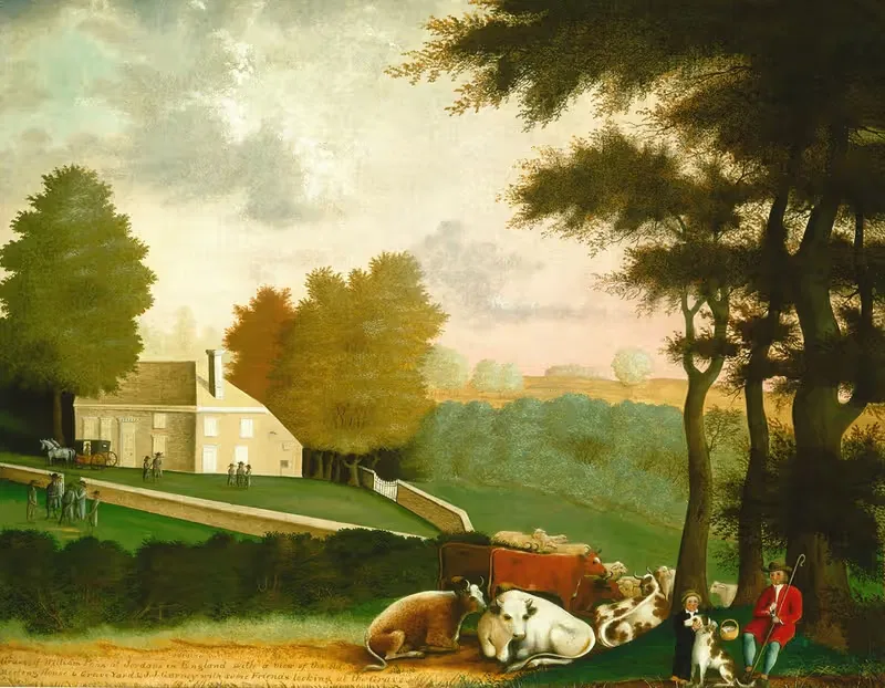 The Grave of William Penn — Edward Hicks